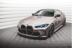 Prepreg Carbon Fiber Front Splitter V.1 BMW M3 Sedan / Touring G80 / G81