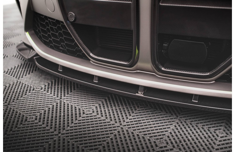 Prepreg Carbon Fiber Front Splitter V.1 BMW M3 Sedan / Touring G80 / G81