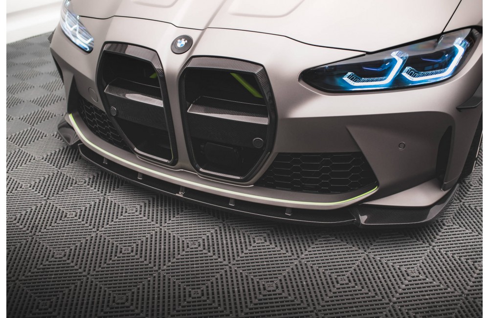 Prepreg Carbon Fiber Front Splitter V.1 BMW M3 Sedan / Touring G80 / G81