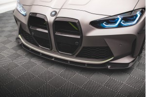 Prepreg Carbon Fiber Front Splitter V.1 BMW M3 Sedan / Touring G80 / G81