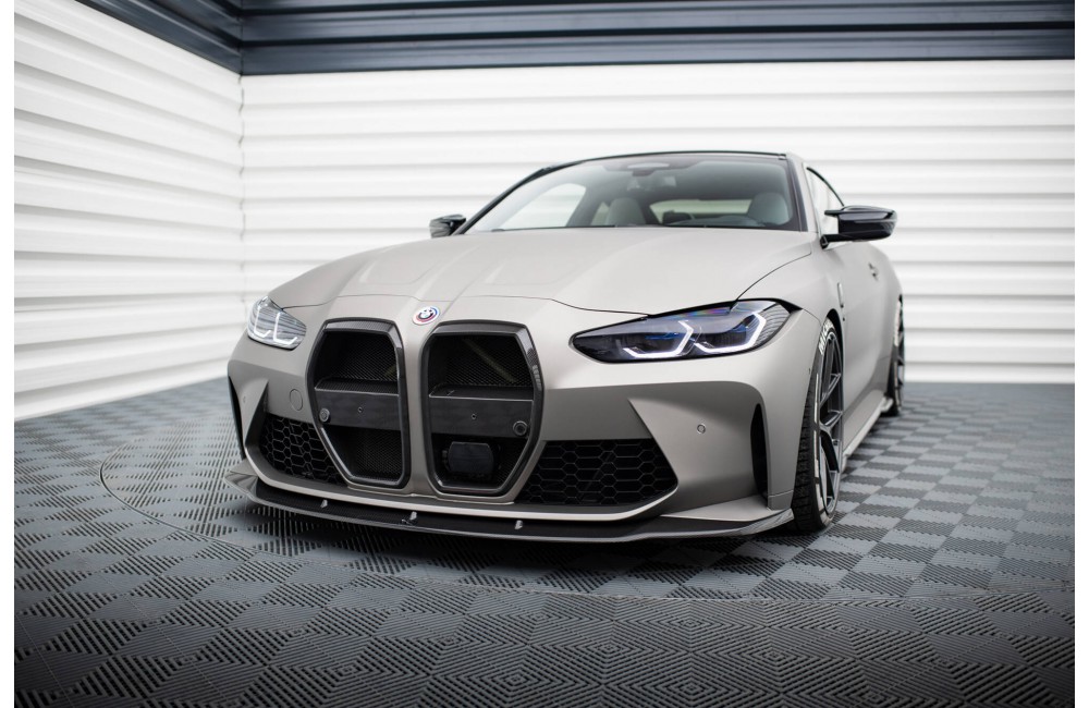 Prepreg Carbon Fiber Front Splitter V.3 BMW M4 G82  / M3 G80