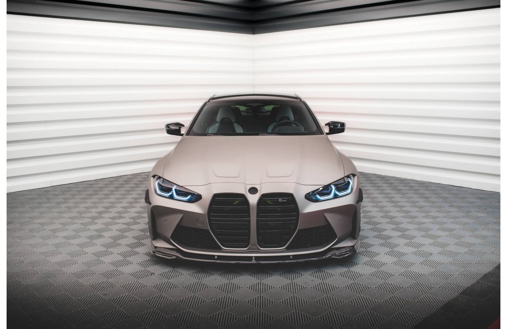 Prepreg Carbon Fiber Front Splitter V.2 BMW M3 Sedan / Touring G80 / G81