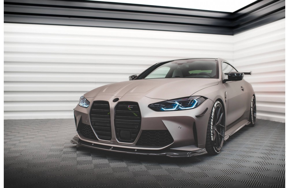 Prepreg Carbon Fiber Front Splitter V.2 BMW M3 Sedan / Touring G80 / G81