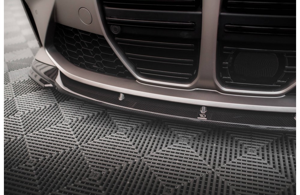 Prepreg Carbon Fiber Front Splitter V.2 BMW M3 Sedan / Touring G80 / G81