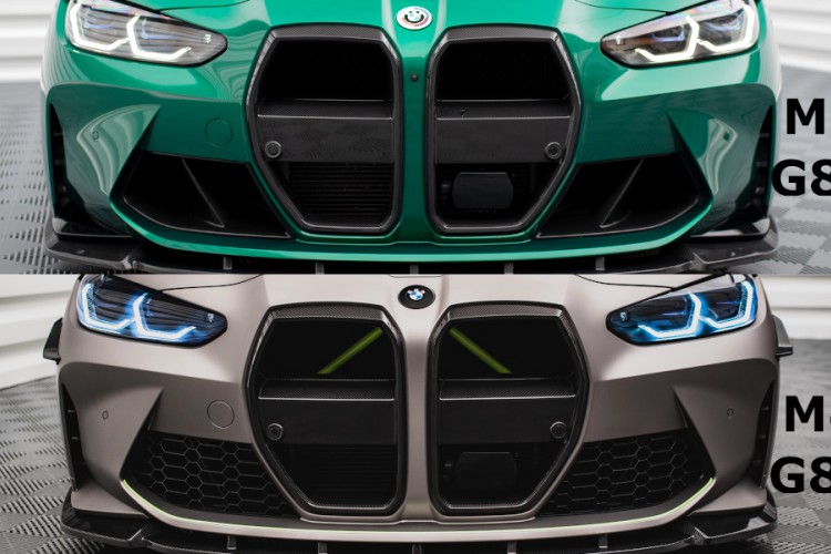 Carbon Fiber Μπροστινός Grill Prepreg BMW M4 G82 / M3 G80 - έκδοση με ραντάρ