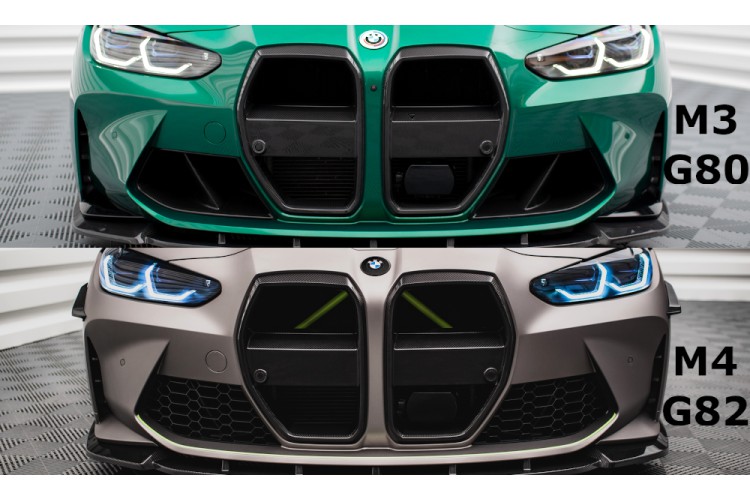 Carbon Fiber Μπροστινός Grill Prepreg BMW M4 G82 / M3 G80 - έκδοση με ραντάρ