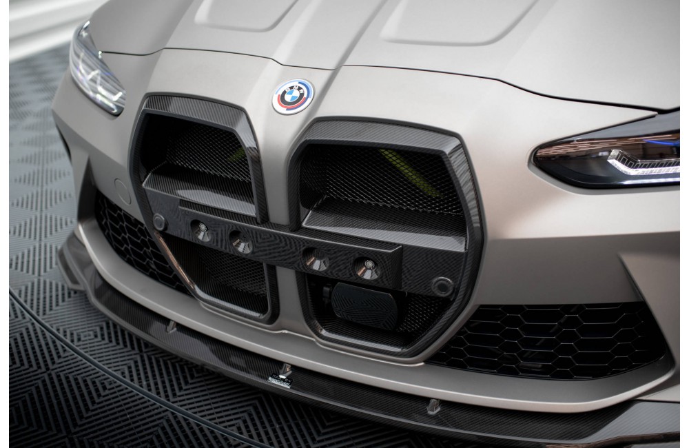 Carbon Fiber Front Grill Prepreg BMW M4 G82 / M3 G80 - version with radar - With ACC Sensor Carbon Fiber Front Grill Prepreg BMW M4 G82 / M3 G80 - version with radar - With ACC Sensor