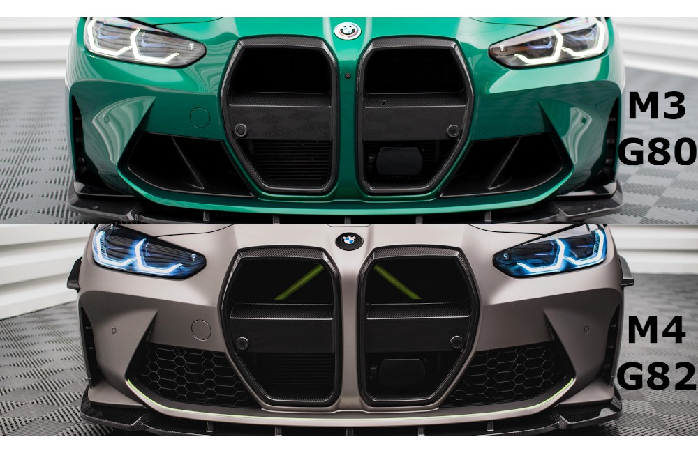 Carbon Fiber Front Grill Prepreg BMW M4 G82 / M3 G80 - version with radar - With ACC Sensor Carbon Fiber Front Grill Prepreg BMW M4 G82 / M3 G80 - version with radar - With ACC Sensor