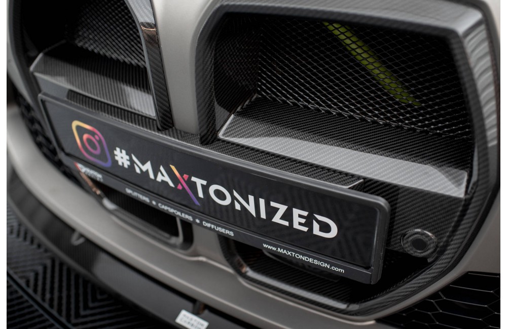 Carbon Fiber Front Grill Prepreg BMW M4 G82 / M3 G80 - version with radar - With ACC Sensor Carbon Fiber Front Grill Prepreg BMW M4 G82 / M3 G80 - version with radar - With ACC Sensor