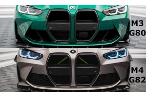 Carbon Fiber Front Grill Prepreg BMW M4 G82 / M3 G80 - version with radar - With ACC Sensor Carbon Fiber Front Grill Prepreg BMW M4 G82 / M3 G80 - version with radar - With ACC Sensor