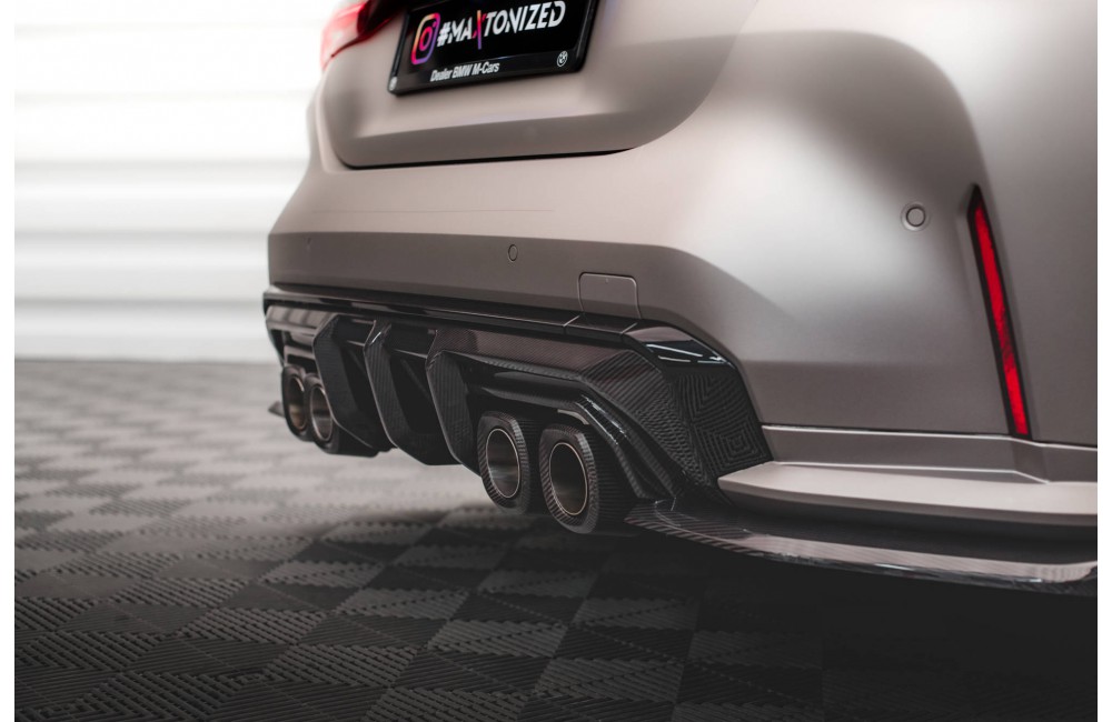 Prepreg Carbon Fiber Rear Diffuser BMW M4 G82 / G82 Facelift Prepreg Carbon Fiber Rear Diffuser BMW M4 G82 / G82 Facelift