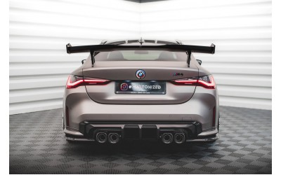 Prepreg Carbon Fiber Rear Side Splitters BMW M4 G82 / G82 Facelift