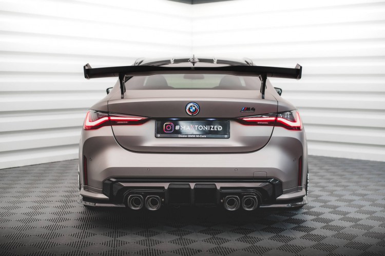Prepreg Carbon Fiber Rear Side Splitters BMW M4 G82 / G82 Facelift