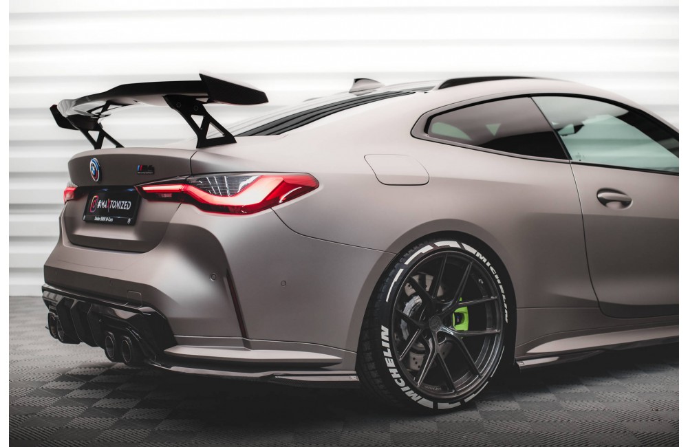 Prepreg Carbon Fiber Rear Side Splitters BMW M4 G82 / G82 Facelift Prepreg Carbon Fiber Rear Side Splitters BMW M4 G82 / G82 Facelift