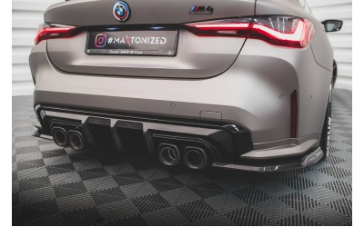 Prepreg Carbon Fiber Rear Side Splitters BMW M4 G82 / G82 Facelift