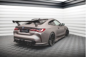 Prepreg Carbon Fiber Rear Side Splitters BMW M4 G82 / G82 Facelift Prepreg Carbon Fiber Rear Side Splitters BMW M4 G82 / G82 Facelift