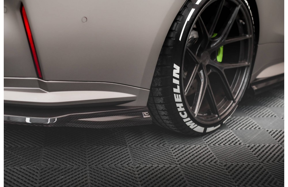 Prepreg Carbon Fiber Rear Side Splitters BMW M4 G82 / G82 Facelift Prepreg Carbon Fiber Rear Side Splitters BMW M4 G82 / G82 Facelift