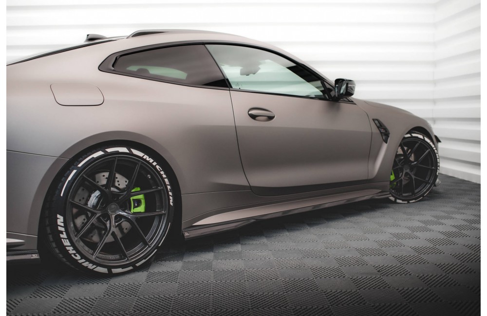 Prepreg Carbon Fiber Side Skirts BMW M4 G82 / G82 Facelift