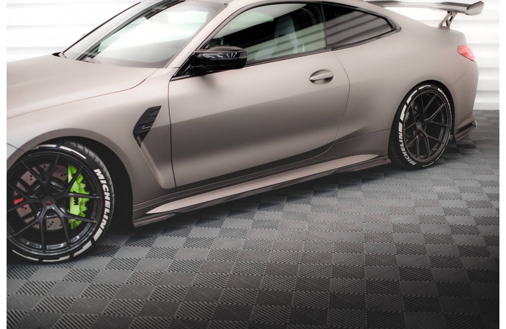 Prepreg Carbon Fiber Side Skirts BMW M4 G82 / G82 Facelift