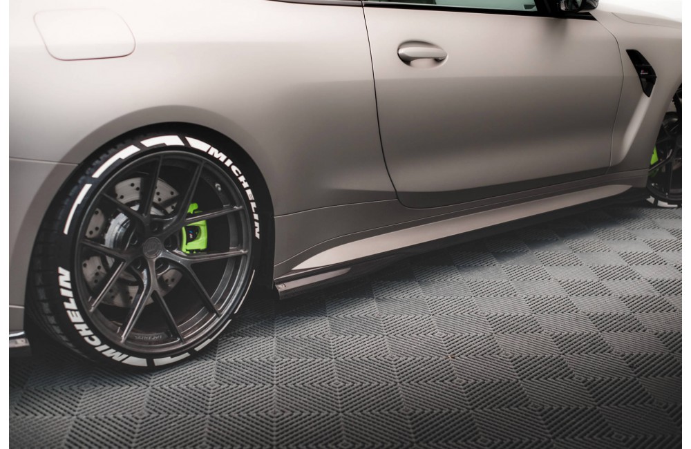 Prepreg Carbon Fiber Side Skirts BMW M4 G82 / G82 Facelift