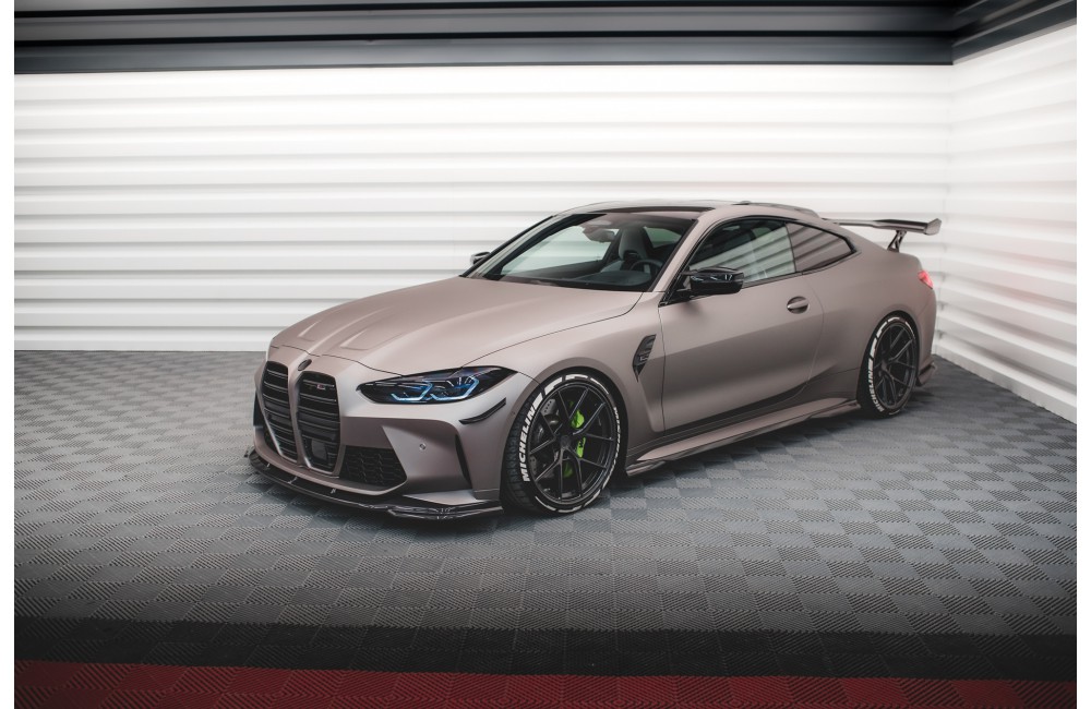 Set of Prepreg Carbon Fiber Splitters BMW M4 Coupe G82 / G82 Facelift Set of Prepreg Carbon Fiber Splitters BMW M4 Coupe G82 / G82 Facelift