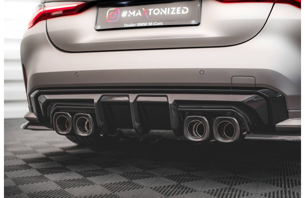 Set of Prepreg Carbon Fiber Splitters BMW M4 Coupe G82 / G82 Facelift Set of Prepreg Carbon Fiber Splitters BMW M4 Coupe G82 / G82 Facelift