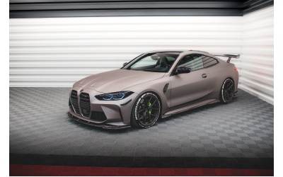 Set of Prepreg Carbon Fiber Splitters BMW M4 Coupe G82 / G82 Facelift