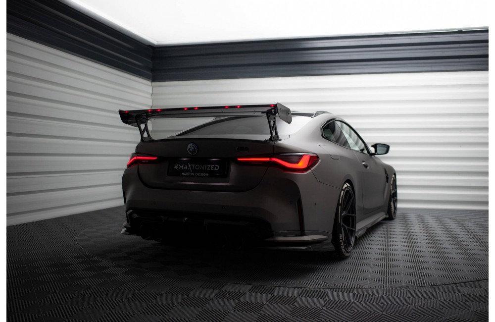 Carbon Spoiler With External Brackets Uprights + LED BMW M4 G82 / G82 Facelift / M440i / 4 M-Pack G22 / G22 Facelift Carbon Spoiler With External Brackets Uprights + LED BMW M4 G82 / G82 Facelift / M440i / 4 M-Pack G22 / G22 Facelift