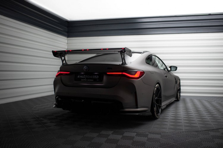 Carbon Αεροτομή Με Εξωτερικές Βάσεις + LED BMW M4 G82 / G82 Facelift / M440i / 4 M-Pack G22 / G22 Facelift