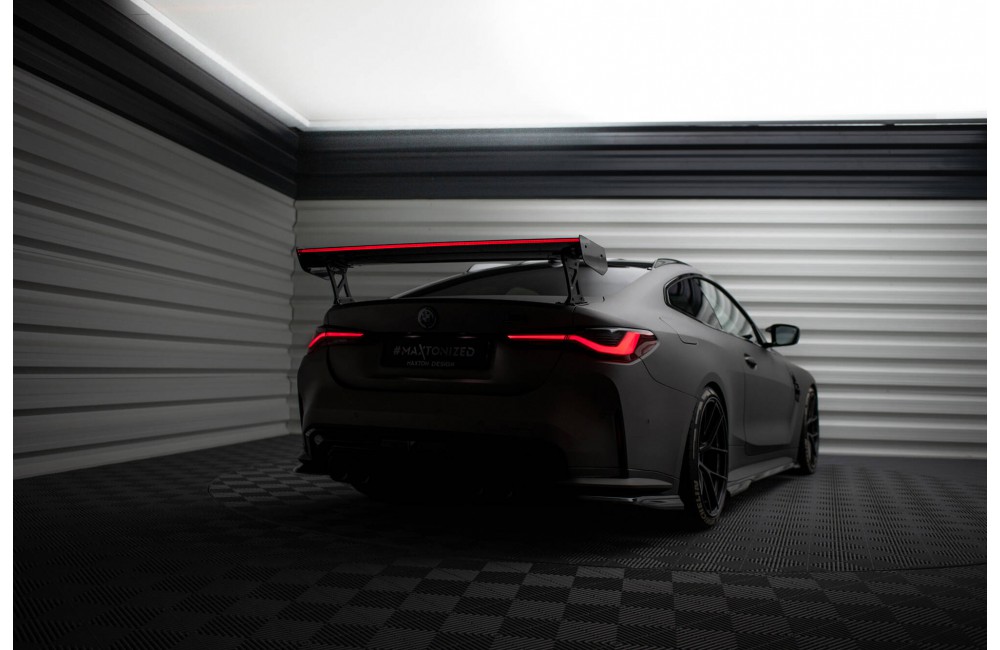 Carbon Spoiler With External Brackets Uprights + LED BMW M4 G82 / G82 Facelift / M440i / 4 M-Pack G22 / G22 Facelift Carbon Spoiler With External Brackets Uprights + LED BMW M4 G82 / G82 Facelift / M440i / 4 M-Pack G22 / G22 Facelift