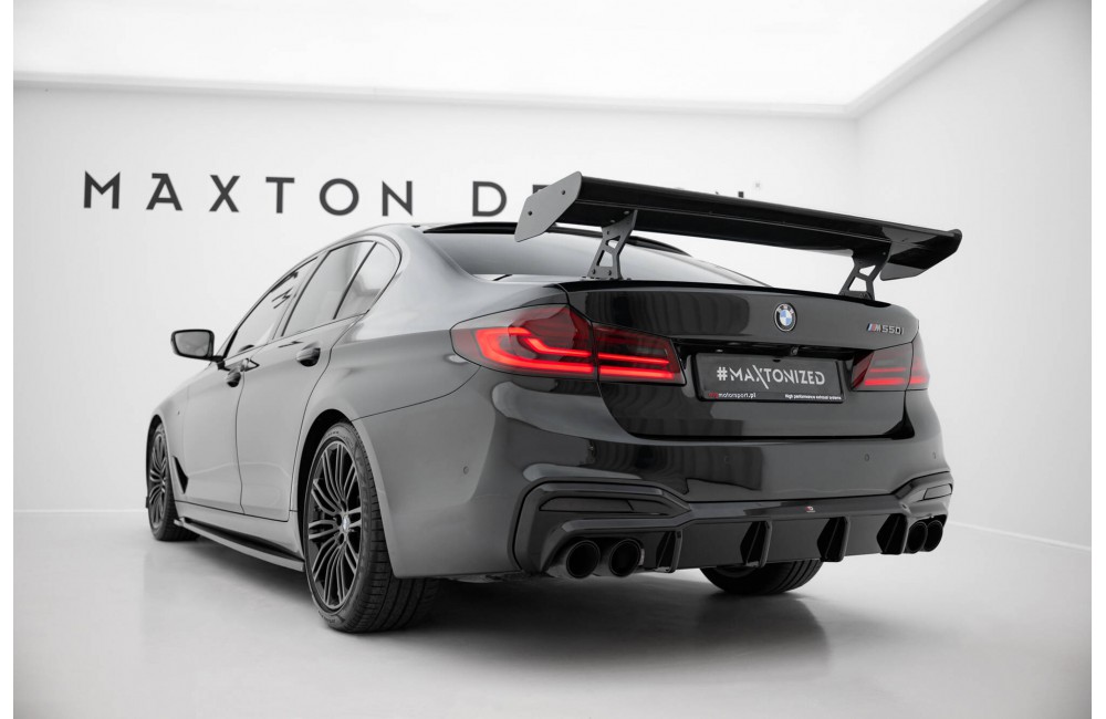 Carbon Spoiler With Internal Brackets Uprights BMW 5 / M5 Sedan G30 / F90 Carbon Spoiler With Internal Brackets Uprights BMW 5 / M5 Sedan G30 / F90
