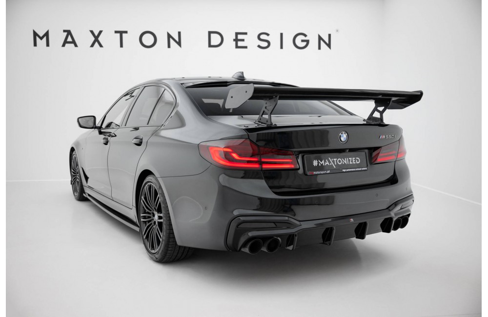 Carbon Spoiler With Internal Brackets Uprights BMW 5 / M5 Sedan G30 / F90 Carbon Spoiler With Internal Brackets Uprights BMW 5 / M5 Sedan G30 / F90