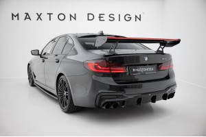 Carbon Spoiler With Internal Brackets Uprights + LED BMW 5 / M5 Sedan G30 / F90 Carbon Spoiler With Internal Brackets Uprights + LED BMW 5 / M5 Sedan G30 / F90
