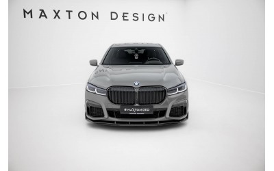 Prepreg Carbon Fiber Front Splitter + ABS Splitter BMW 7 M-Pack G11 Facelift