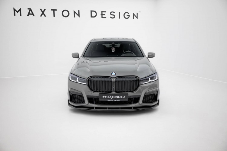Prepreg Carbon Fiber Μπροστινός Splitter + ABS Splitter BMW 7 M-Pack G11 Facelift