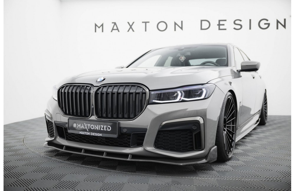 Prepreg Carbon Fiber Front Splitter + ABS Splitter BMW 7 M-Pack G11 Facelift Prepreg Carbon Fiber Front Splitter + ABS Splitter BMW 7 M-Pack G11 Facelift