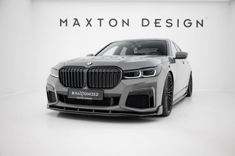 Prepreg Carbon Fiber Μπροστινός Splitter + ABS Splitter BMW 7 M-Pack G11 Facelift