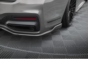Prepreg Carbon Fiber Rear Splitter BMW 7 M-Pack G11 / G12 Facelift