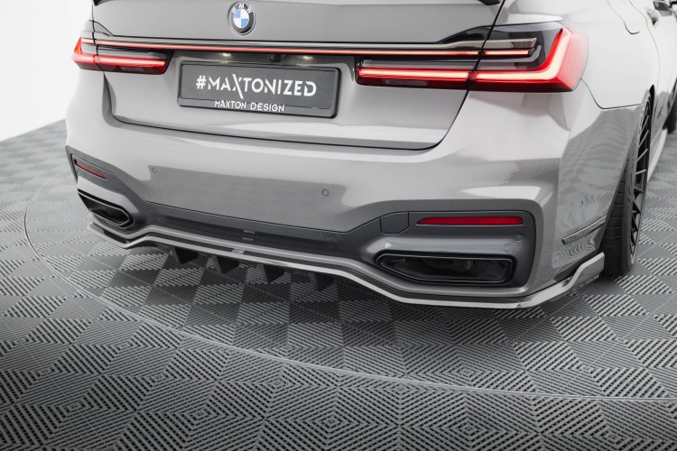 Prepreg Carbon Fiber Πίσω Splitter BMW 7 M-Pack G11 / G12 Facelift