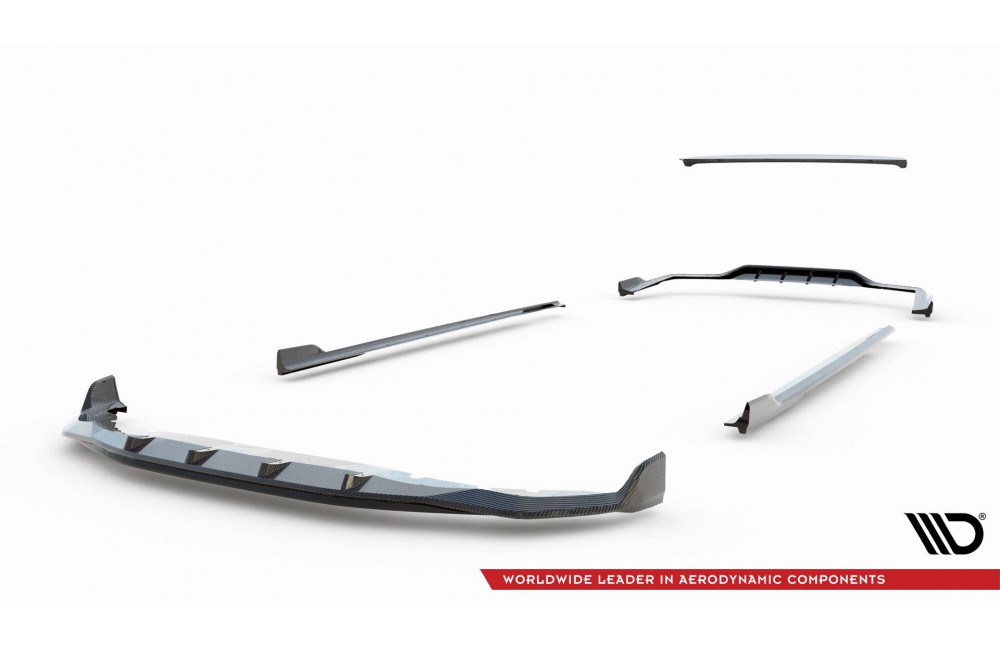 Set of Prepreg Carbon Fiber Splitters BMW 7 M-Pack G11 Facelift