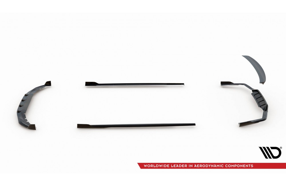 Set of Prepreg Carbon Fiber Splitters BMW 7 M-Pack G11 Facelift