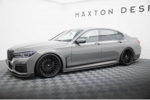 Set of Prepreg Carbon Fiber Splitters BMW 7 M-Pack G11 Facelift