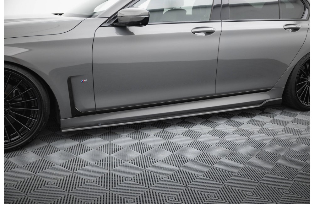 Set of Prepreg Carbon Fiber Splitters BMW 7 M-Pack G11 Facelift