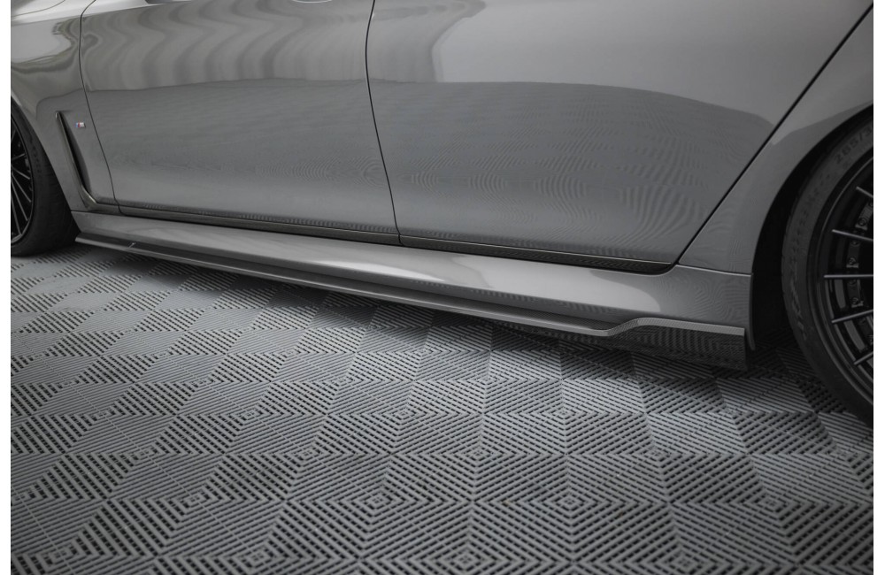 Set of Prepreg Carbon Fiber Splitters BMW 7 M-Pack G11 Facelift