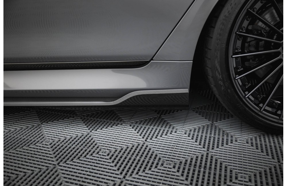 Set of Prepreg Carbon Fiber Splitters BMW 7 M-Pack G11 Facelift