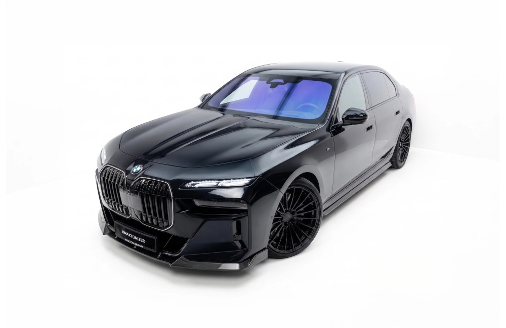 Prepreg Carbon Fiber Front Splitter BMW 7 M-Pack / M760e / i7 M-Pack G70