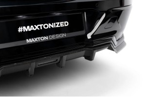 Prepreg Carbon Fiber Rear Splitter (with vertical bars) BMW 7 M-Pack G70