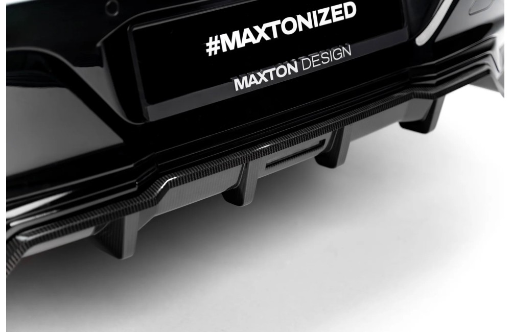 Prepreg Carbon Fiber Rear Splitter (with vertical bars) BMW 7 M-Pack G70