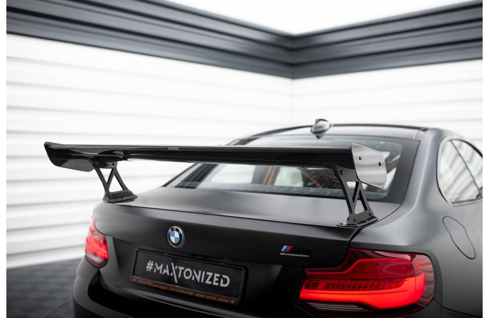 Carbon Spoiler With External Brackets Uprights BMW M2 F87 / 2 / 2 M-Pack F22 Carbon Spoiler With External Brackets Uprights BMW M2 F87 / 2 / 2 M-Pack F22