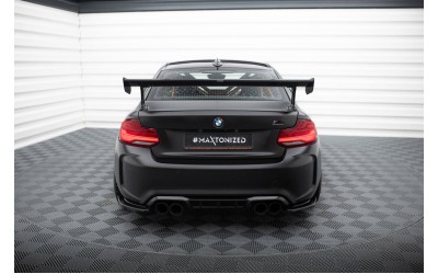 Carbon Spoiler With External Brackets Uprights BMW M2 F87 / 2 / 2 M-Pack F22